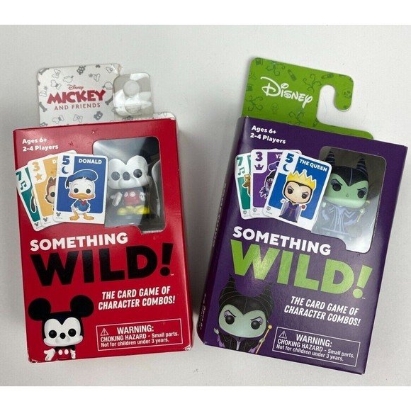 Funko Pop Something Wild Set Disney Mickey & Villains Game NEW - Picture 1 of 8